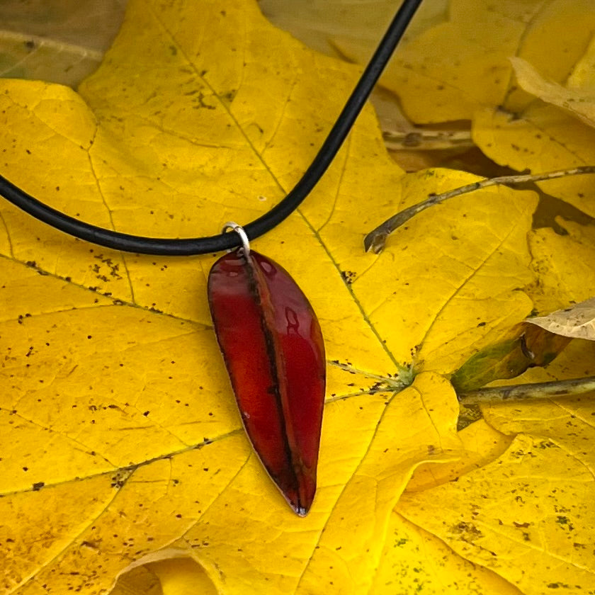 Sumac Leaf Pendant