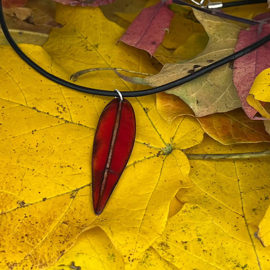 Sumac Leaf Pendant