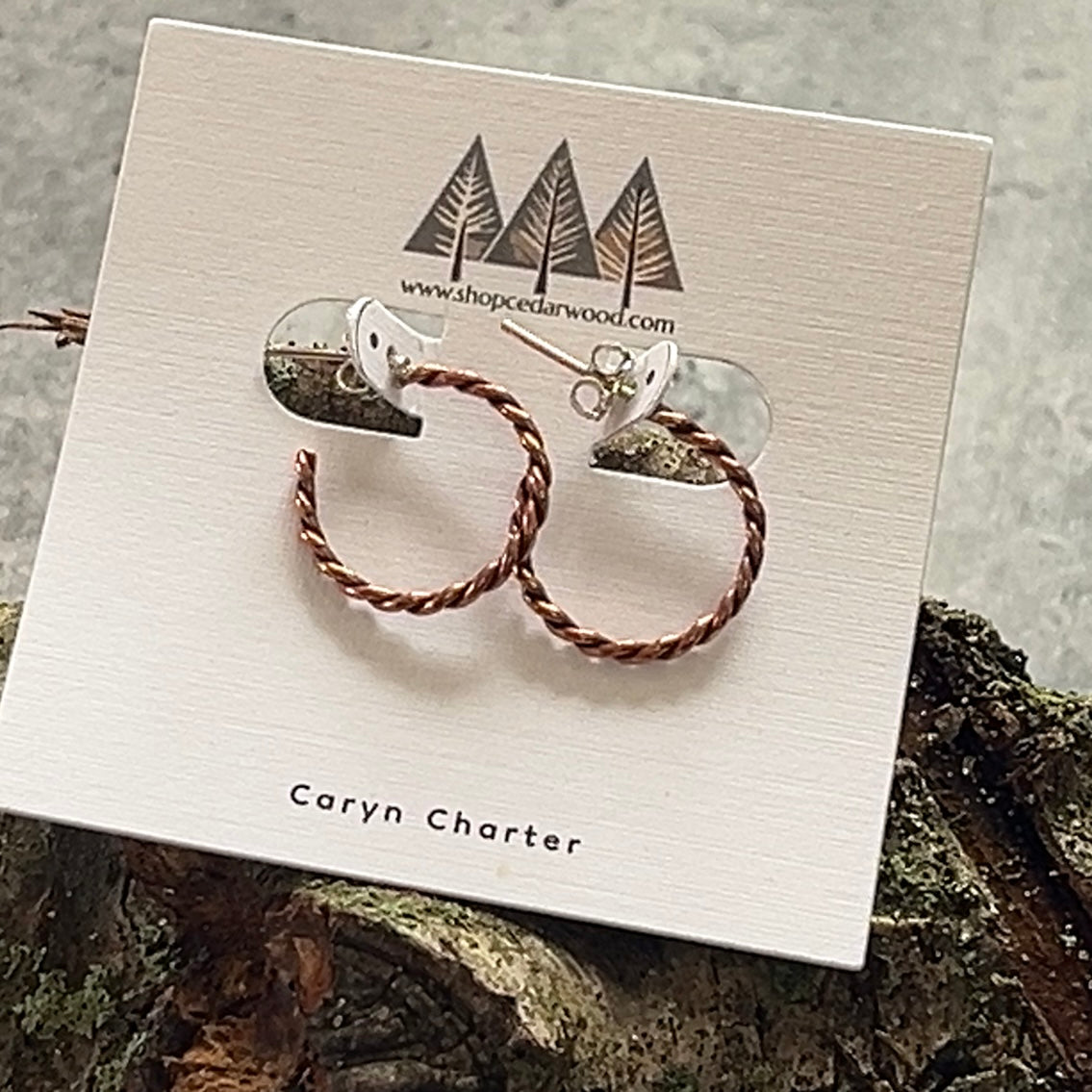 Copper Rope Hoops